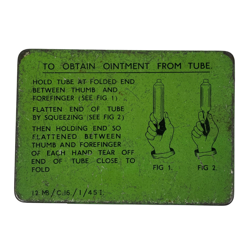 Tin, Anti-Gas Ointment, No. 6, For Tropical Use