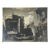 Photographie, US Navy, Combat Photo Unit 8, LST en cale sèche, Cardiff, Pays de Galles, 1944