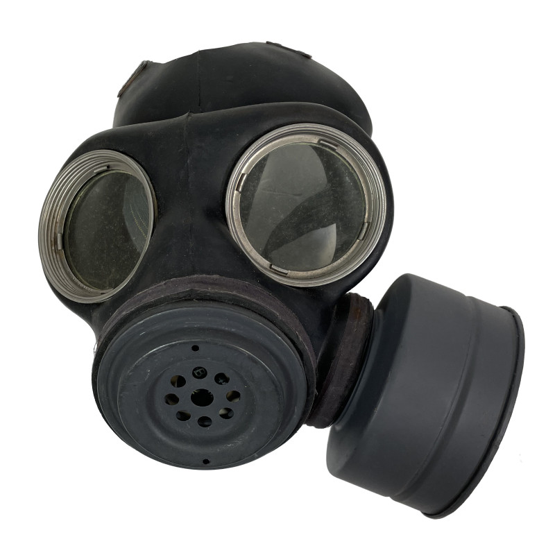 Masque à gaz britannique, 1944, complet