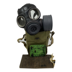 Masque à gaz britannique, 1944, complet