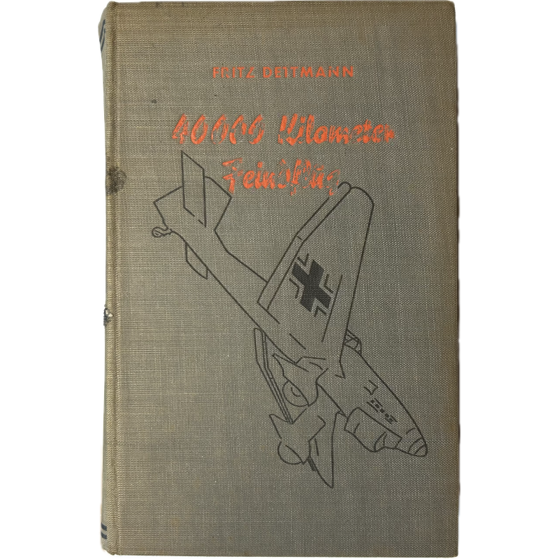 Book, Propaganda, German, 40000 Kilometer Feindflüg