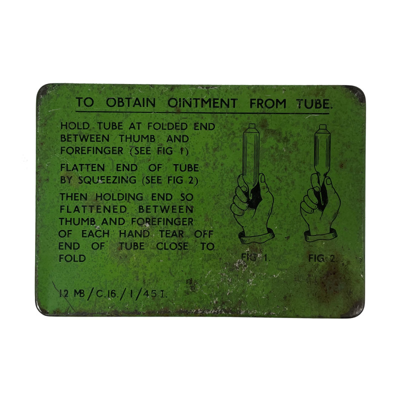 Boîte, pommade de décontamination, Anti-Gas Ointment, No. 6