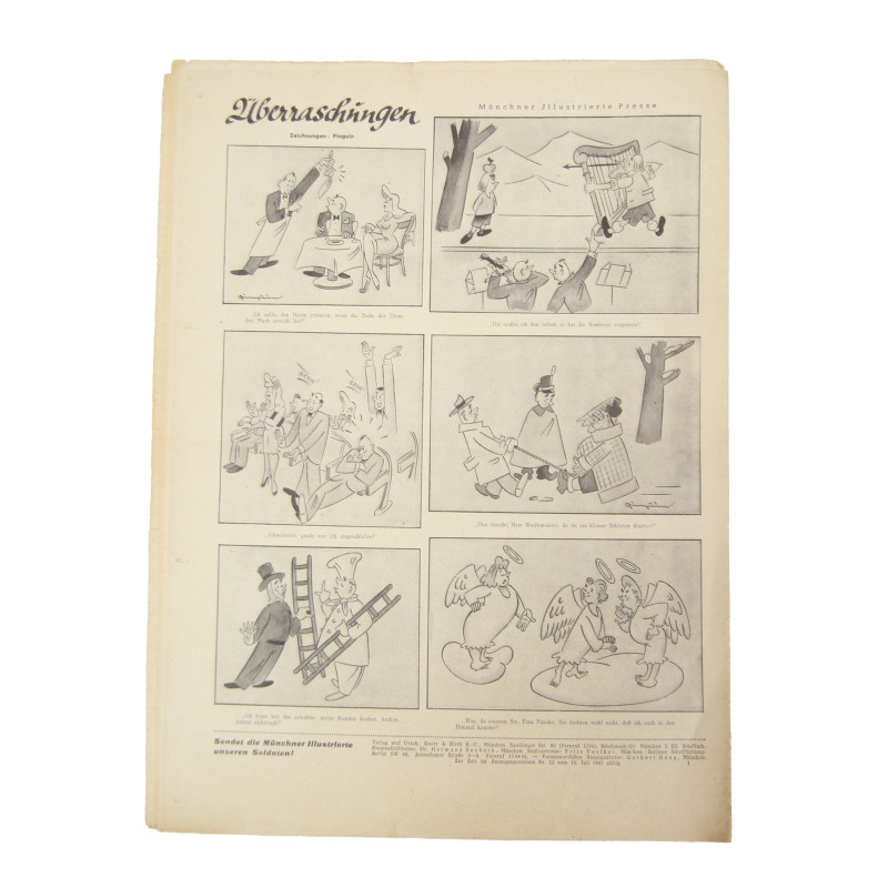 Magazine, Münchner Illustrierte Presse, 27 janvier 1944, Fallschirmjäger
