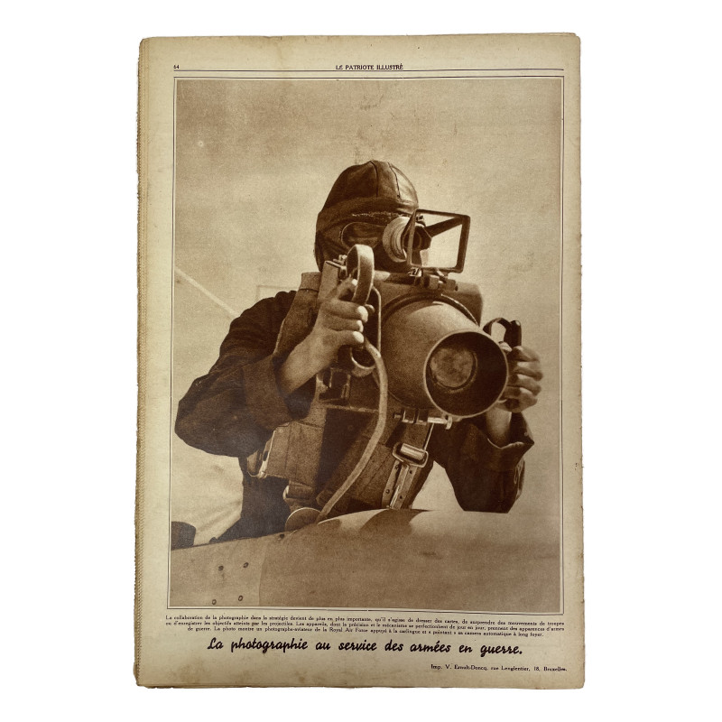 Magazine, Belgian, Le patriote illustré, January 14, 1940