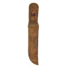 Knife, Fighting, with Leather Scabbard, Cpl. Herbert Swens, 533rd BS, 381st BG, 8th Air Force, USAAF, ETO Knife, Fighting, with Leather Scabbard, Cpl. Herbert Swens, 533rd BS, 381st BG, 8th Air Force, USAAF, ETO