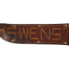 Knife, Fighting, with Leather Scabbard, Cpl. Herbert Swens, 533rd BS, 381st BG, 8th Air Force, USAAF, ETO Knife, Fighting, with Leather Scabbard, Cpl. Herbert Swens, 533rd BS, 381st BG, 8th Air Force, USAAF, ETO