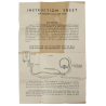 Sheet, Instruction, Headsets HS-33 & HS-38, USAAF