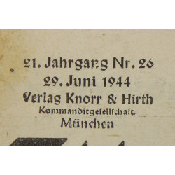 Magazine, Münchner Illustrierte Presse, 29 juin 1944, Waffen-ᛋᛋ