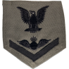 Insigne, Aviation Ordnanceman 3rd Class Petty Officer, US Navy, gris
