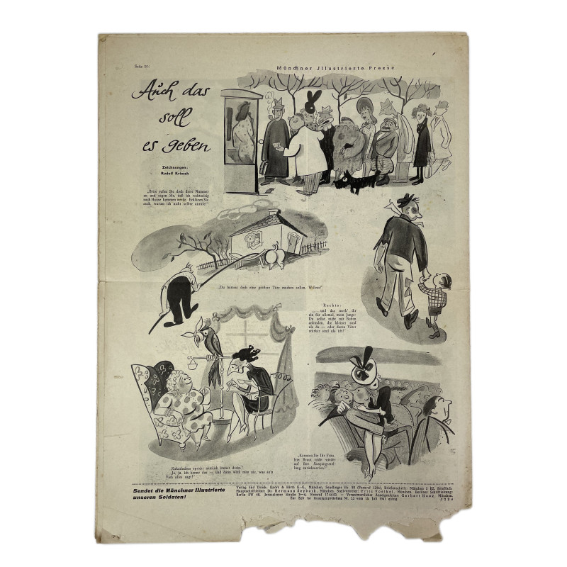 Magazine, Münchner Illustrierte Presse, 21 octobre 1943