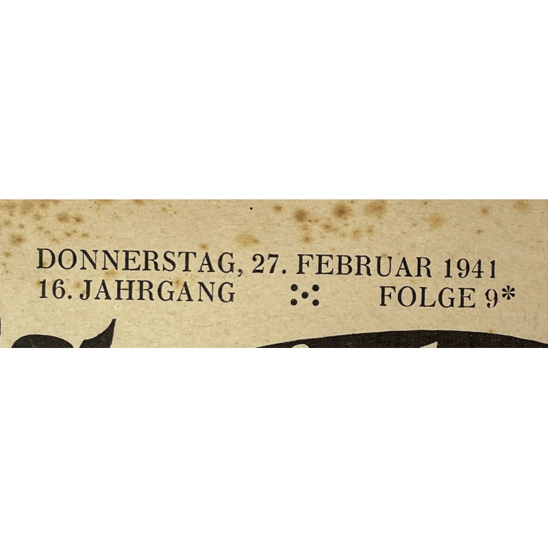 Magazine, Illustrierter Beobachter, 27 février 1941
