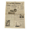Newspaper, Le Petit Parisien, Paris Edition, September 6, 1941 Newspaper, Le Petit Parisien, Paris Edition, September 6, 1941