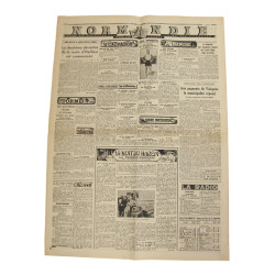 Newspaper, Le Petit Parisien, Paris Edition, September 4, 1941