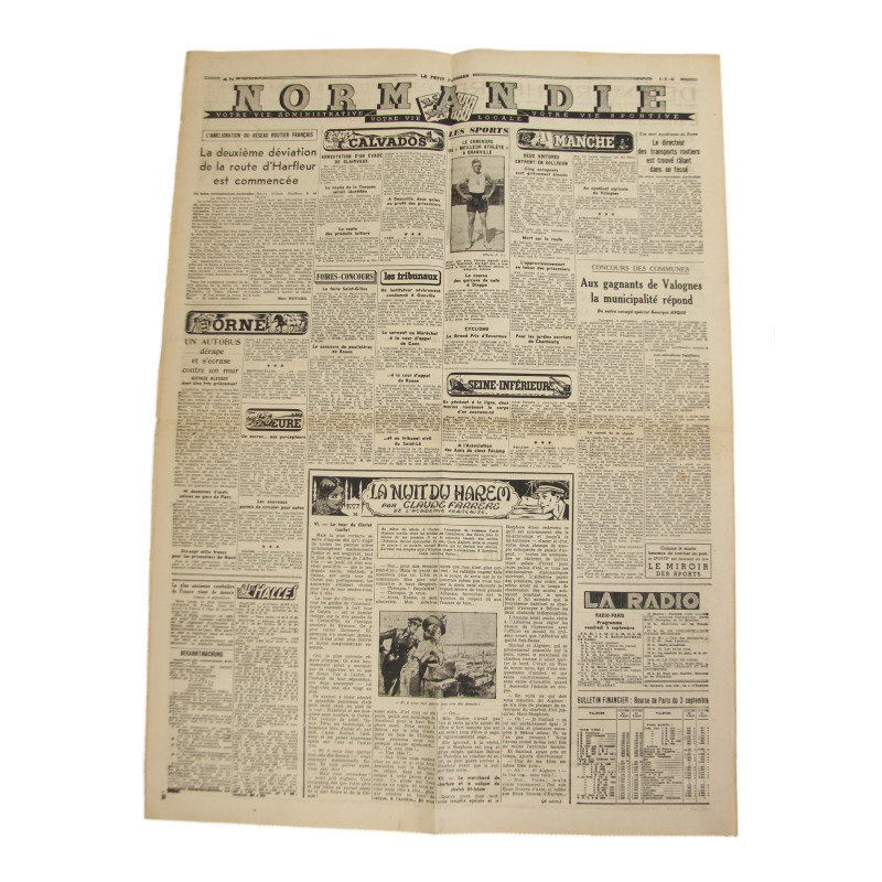 Newspaper, Le Petit Parisien, Paris Edition, September 4, 1941
