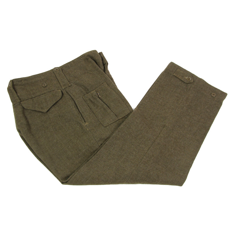 Trousers, Battledress, 1939 Pattern, Canadian, Size 2, 1946