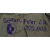 Blouson Ike & calot, T/4 Peter Gerken, Jr., Medic, ETO Blouson Ike & calot, T/4 Peter Gerken, Jr., Medic, ETO