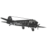 Décoration murale en métal, C-47