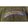 Battledress canadien, Pattern 1939, Royal Canadian Army Service Corps, taille 15, 1944, modifié
