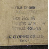 Battledress canadien, Pattern 1939, Royal Canadian Army Service Corps, taille 15, 1944, modifié