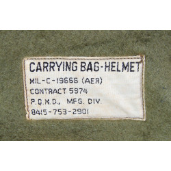 Casque de vol APH-5, pilote d'hélicoptère, 1963, US Army, Viêt-Nam, complet