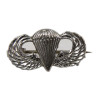 Badge, Parachutist's, 'Jump Wings', Silver, US Army, Miniature, Pin Back, Mint