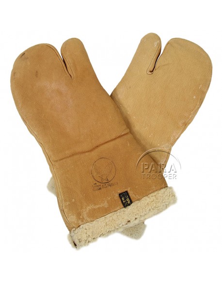 Gloves, Leather, Bomber, Type A-9A, fawn-colored Gloves, Leather, Bomber, Type A-9A, fawn-colored