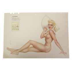 Girl, Pin-Up, Esquire, Alberto Vargas, September 1944