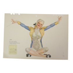 Girl, Pin-Up, Esquire, Alberto Vargas, July 1944