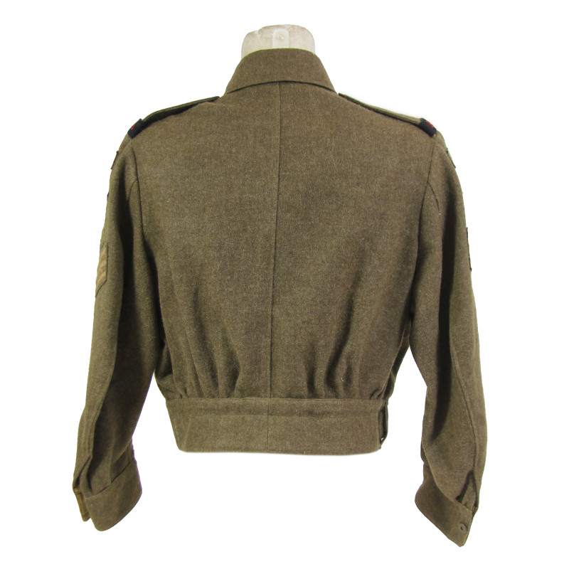 Battledress canadien, Pattern 1939, Sergeant, Royal Canadian Artillery, taille 8, 1945