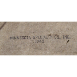 Demi-toile de tente, 1er type, US Army, MINNESOTA SPECIALTY CO, INC. 1942
