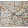 Carte alliée, Italy Road Map, Sheet 16, 1943