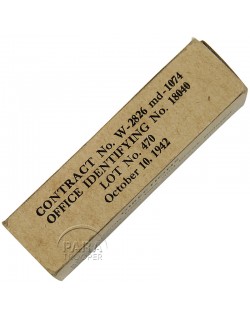 Boite de tubes de iodine, 1942