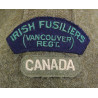 Battledress canadien, Pattern 1939, Warrant Officer Class II, Irish Fusiliers (Vancouver Regiment), taille 7, 1945