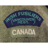 Battledress canadien, Pattern 1939, Warrant Officer Class II, Irish Fusiliers (Vancouver Regiment), taille 7, 1945