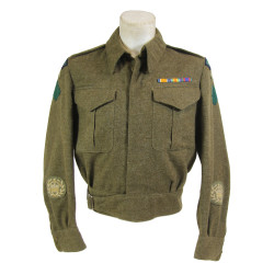Blouse, Battledress, 1939 Pattern, Canadian, Warrant Officer Class II, Irish Fusiliers (Vancouver Regiment), 1945