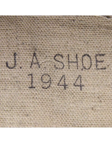 Sac De Transport Pour Roquettes US WW2 – Moose River Shoe – 1944 – Authentique