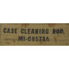 Case, Kit, Cleaning Rod, M1-C6573A, Browning M1919A4, M1 Garand, Thompson, calibre .30 M1