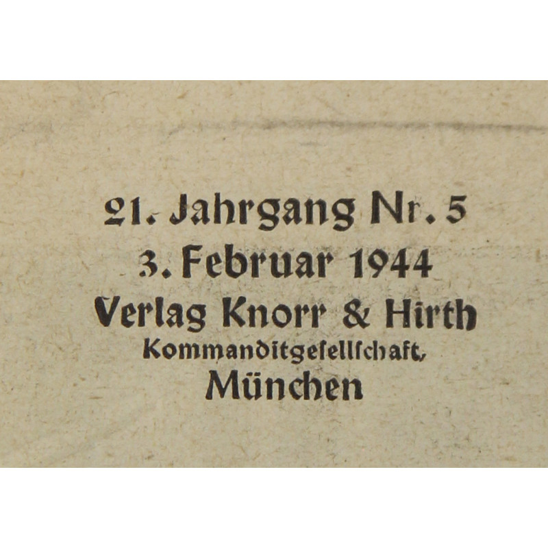 Magazine, Münchner Illustrierte Presse, 3 février 1944