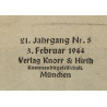 Magazine, Münchner Illustrierte Presse, February 3, 1944