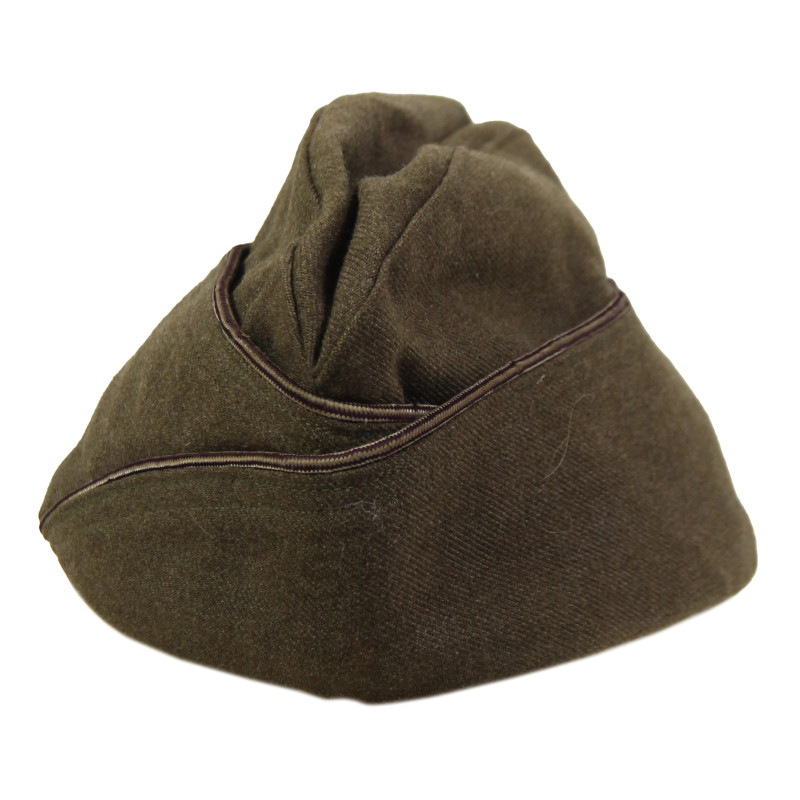 Cap, Garrison, Quartermaster Corps, Size 7 ⅛, Pvt. Ralph Christo Cap, Garrison, Quartermaster Corps, Size 7 ⅛, Pvt. Ralph Christo