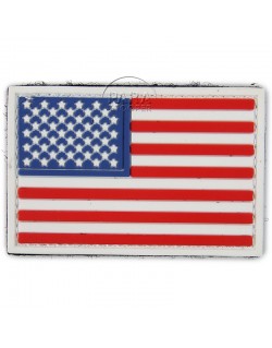 Insigne tactique PVC 3D, drapeau américain
