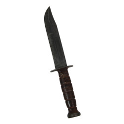 Couteau de combat, MK 2, KA-BAR, avec fourreau en cuir, BOYT -43-