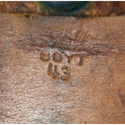 Couteau de combat, MK 2, KA-BAR, avec fourreau en cuir, BOYT -43-