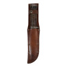 Couteau de combat Cattaraugus 225Q, avec fourreau en cuir