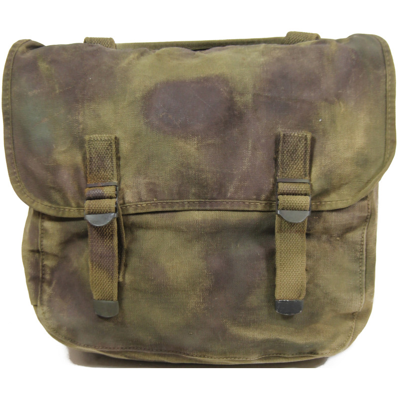 Bag, Field, M-1936, ATLANTIC PRODUCTS CORP. 1943, Camouflaged Bag, Field, M-1936, ATLANTIC PRODUCTS CORP. 1943, Camouflaged