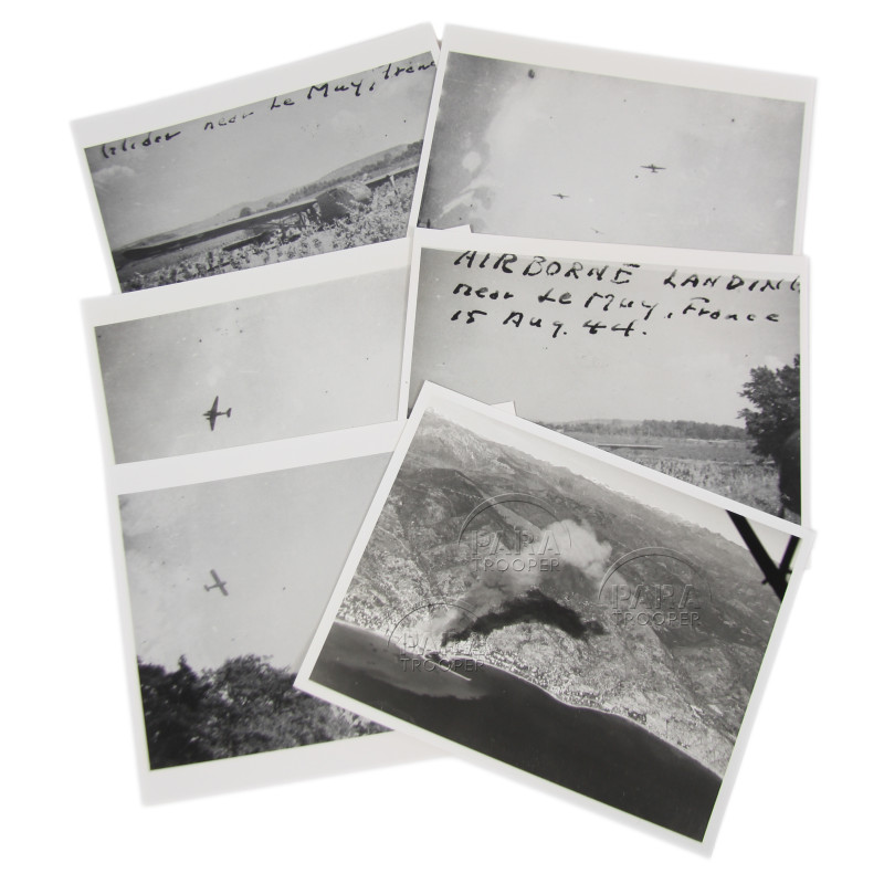 Photographs, Lot, Drop Zone A, Operation Dragoon, August 15, 1944 Photographs, Lot, Drop Zone A, Operation Dragoon, August 15, 1944