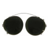 Verres solaires pour lunettes de vue, avec étui, US Army, R.O. 1944
