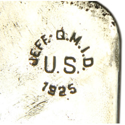 Mirror, Shaving, in Pouch, JEFF. Q.M.I.D. 1925