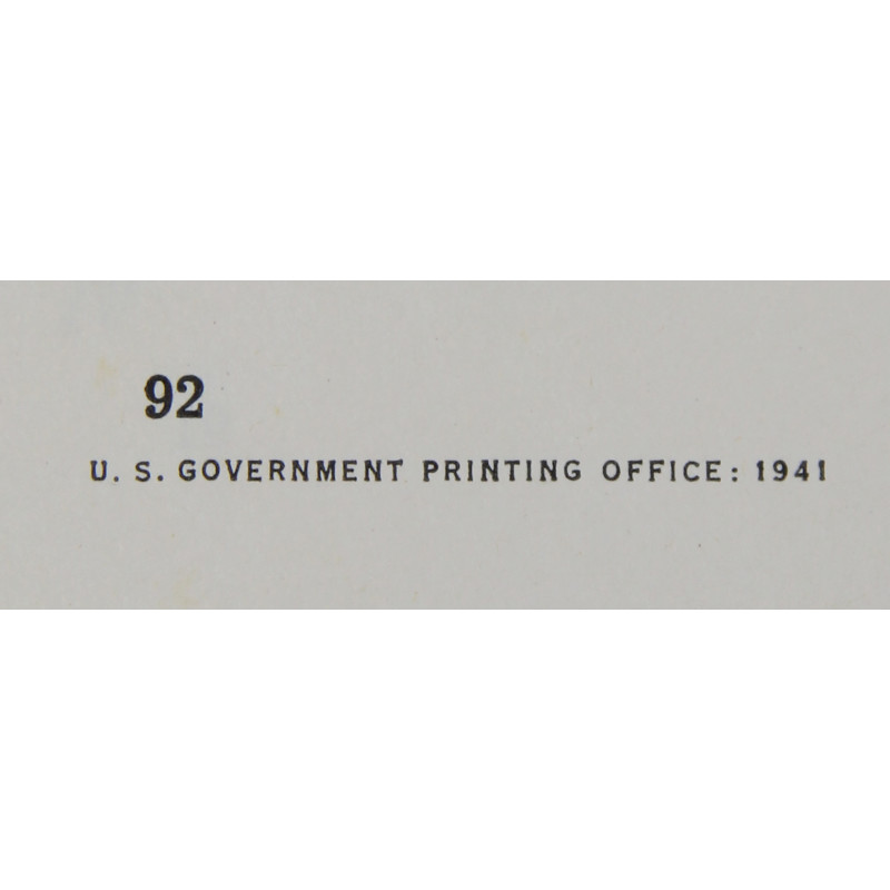 Manuel de campagne, FM 30-30, Military Intelligence, Identification of U.S. Government Aircraft, 1940