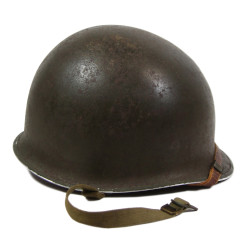 Casque M1, pattes fixes, liner WESTINGHOUSE, A washers verts